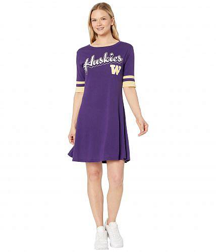 送料無料 チャンピオン Champion College レディース 女性用 ファッション ドレス Washington Huskies Field Day Dress - Ravens Purple/Vegas Gold