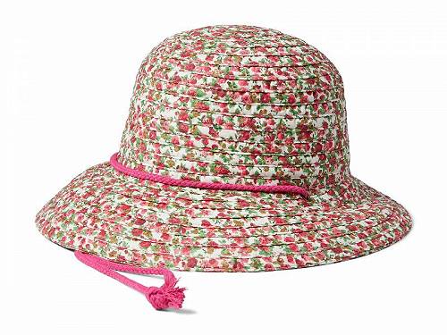 送料無料 バッジリーミシュカ Badgley Mischka レディース 女性用 ファッション雑貨 小物 帽子 Woven Bucket Hat with Adjustable Drawcord - Ditsy Floral