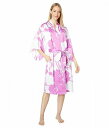 送料無料 ネイトリ Natori レディース 女性用 ファッション パジャマ 寝巻き バスローブ Nara Robe - Pink/White Combo