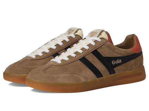 送料無料 ゴラ Gola メンズ 男性用 シューズ 靴 スニーカー 運動靴 Cyclone - Tobacco/Black/Moody Orange/Gum