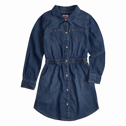 送料無料 リーバイス Levi&#039;s(R) Kids 女の子用 ファッション 子供服 ドレス Fit and Flare Dress (Little Kids) - Blue Winds 1