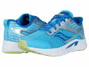 送料無料 サッカニー Saucony Kids 女の子用 キッズシューズ 子供靴 スニーカー 運動靴 Axon (Little Kid/Big Kid) - Blue/Silver