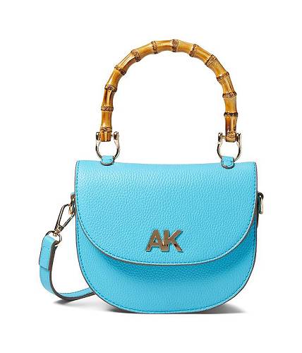  A NC Anne Klein fB[X p obO  obNpbN bN Mini Bamboo Top-Handle Crossbody - Turquoise