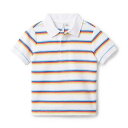 送料無料 Janie and Jack 男の子用 ファッション 子供服 ポロシャツ Striped Pique Polo (Toddler/Little Kids/Big Kids) - Multicolor