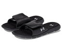 送料無料 アンダーアーマー Under Armour レディース 女性用 シューズ 靴 サンダル Ignite Pro Slide - Black/Black/...