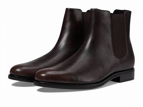 送料無料 コールハーン Cole Haan メンズ 男性用 シューズ 靴 ブーツ チェルシーブーツ Washington Grand Laser Chelsea Boot - Dark Chocolate Reverse/Black