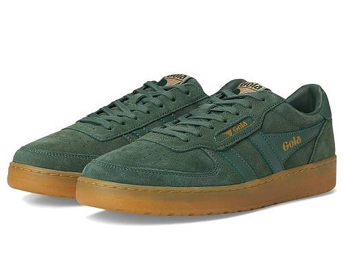 送料無料 ゴラ Gola メンズ 男性用 シューズ 靴 スニーカー 運動靴 Hawk Suede '86 - Evergreen/Gum