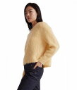  Madewell fB[X p t@bV Z[^[ Brushed Ralph V-Neck Pullover - Heather Lemon