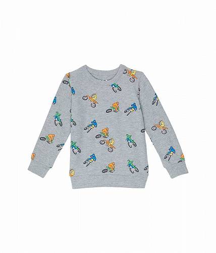 ̵ Chaser Kids ˤλ եå Ҷ ѡ å RPET Bliss Knit Long Sleeve Crew Neck Pullover (Little Kids/Big Kids) - Heather Grey 3