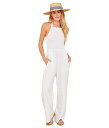 送料無料 bella dahl レディース 女性用 ファッション ジャンプスーツ つなぎ セット Smocked Halter Jumpsuit - White