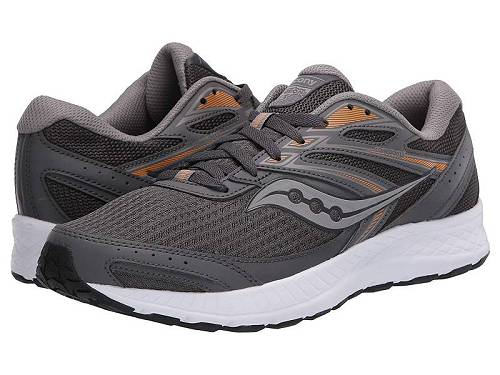 送料無料 サッカニー Saucony メンズ 男性用 シューズ 靴 スニーカー 運動靴 Versafoam Cohesion 13 - Dark Grey/Orange