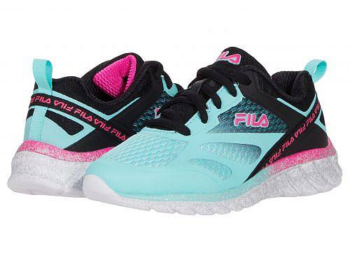 送料無料 Fila Kids 女の子用 キッズシューズ 子供靴 スニーカー 運動靴 Galaxia 3 (Little Kid/Big Kid) - Aruba Blue/Black/Knockout Pink