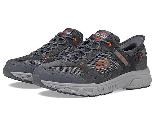 送料無料 スケッチャーズ SKECHERS メンズ 男性用 シューズ 靴 スニーカー 運動靴 Oak Canyon Consistent Winne Hands Free Slip-In - Grey