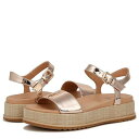 送料無料 ナチュラライザー Naturalizer レディース 女性用 シューズ 靴 サンダル Zane - Rose Gold Faux Leather