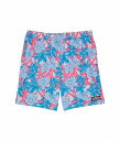 送料無料 バインヤード・バインズ Vineyard Vines Kids 男の子用 スポーツ・アウトドア用品 キッズ 子供用水着 Printed Chappy Trunks (Toddler/Little Kids/Big Kids) - Oleander Pink Cloud