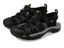 送料無料 キーン Keen メンズ 男性用 シューズ 靴 サンダル Newport H2 - Black
