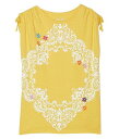 送料無料 ピーク PEEK 女の子用 ファッション 子供服 タンクトップ Smiley Face Embroidered Top (Toddler/Little Kids/Big Kids) - Yellow