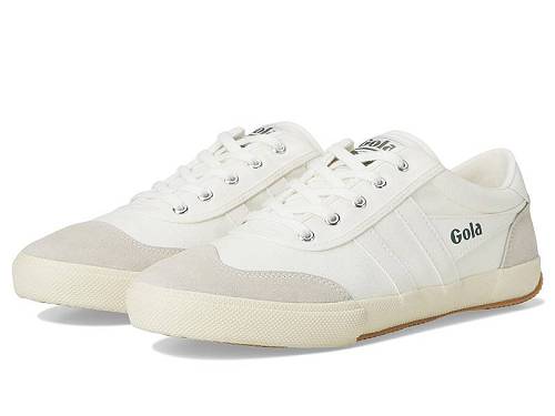 送料無料 ゴラ Gola メンズ 男性用 シューズ 靴 スニーカー 運動靴 Badminton - Off White/Off White/Evergreen