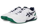 送料無料 アシックス ASICS メンズ 男性用 シューズ 靴 スニーカー 運動靴 Gel-Dedicate 8 - White / Midnight