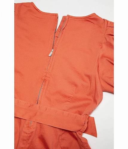 送料無料 HABITUAL girl 女の子用 ファッション 子供服 ベビー服 赤ちゃん ロンパース Exaggerated Puff Sleeve Romper (Big Kids) - Rust