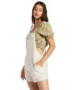 送料無料 ロキシー Roxy レディース 女性用 ファッション ジャンプスーツ つなぎ セット Fresh Set Strappy Short Romper - Tapioca