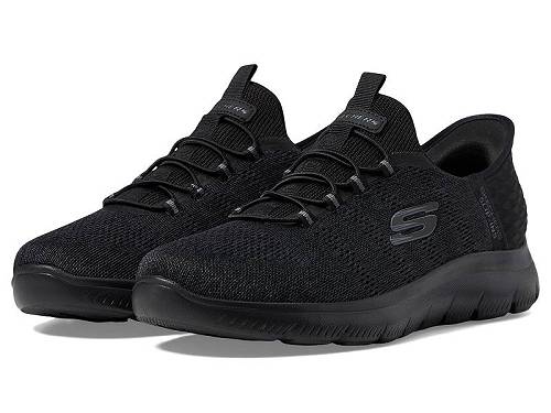 送料無料 スケッチャーズ SKECHERS メンズ 男性用 シューズ 靴 スニーカー 運動靴 Summits Key Pace Hands Free Slip-In - Black/Black
