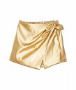 送料無料 HABITUAL girl 女の子用 ファッション 子供服 スカート Pull-On Mock Wrap Skort (Big Kids) - Gold