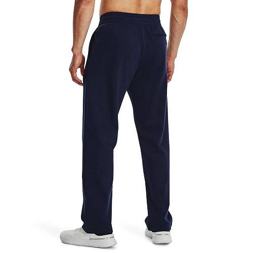 送料無料 アンダーアーマー Under Armour メンズ 男性用 ファッション パンツ ズボン Rival Fleece Pants - Midnight Navy/White