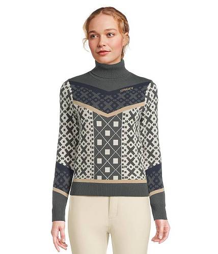 楽天グッズ×グッズ送料無料 スパイダー Spyder レディース 女性用 ファッション セーター Stellar Ski Sweater - Slate Blue