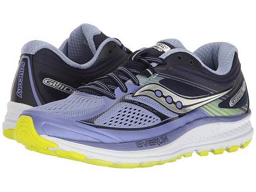 送料無料 サッカニー Saucony レディース 女性用 シューズ 靴 スニーカー 運動靴 Guide 10 - Purple/Navy/Citron