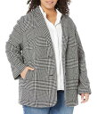  Madewell fB[X p t@bV AE^[ WPbg R[g uU[ Plus Oversized Dorset Blazer in Adkins Plaid - Tiarnan Glen Plaid