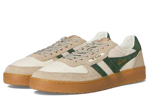 送料無料 ゴラ Gola メンズ 男性用 シューズ 靴 スニーカー 運動靴 Hawk '83 - Off White/Bone/Evergreen/Gum