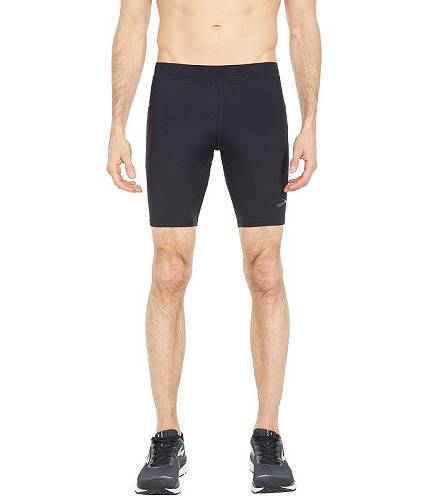 送料無料 ブルックス Brooks メンズ 男性用 ファッション ショートパンツ 短パン Source 9&quot; Short Tights - Black