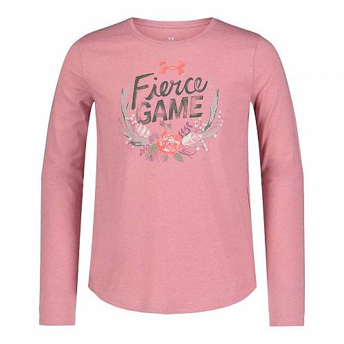楽天グッズ×グッズ送料無料 アンダーアーマー Under Armour Kids 女の子用 ファッション 子供服 Tシャツ Fierce Game Long Sleeve Tee （Big Kids） - Pink Fizz