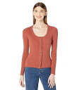  Madewell fB[X p t@bV Z[^[ Scoopneck Cardigan Sweater - Weathered Brick