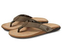 送料無料 オルカイ Olukai メンズ 男性用 シューズ 靴 サンダル Tuahine - Hunter/Golden Sand
