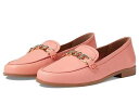 送料無料 ナチュラライザー Naturalizer レディース 女性用 シューズ 靴 ローファー ボートシューズ Sawyer - Coral Peach Pink Leather
