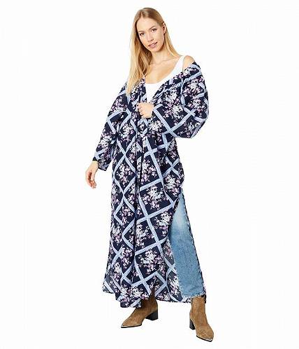 送料無料 フリーピープル Free People レディース 女性用 ファッション パジャマ 寝巻き バスローブ I'm The One Robe - Midnight Combo