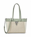 送料無料 カルバンクライン Calvin Klein レディース 女性用 バッグ 鞄 トートバッグ バックパック リュック Camille Signature Tote - Khaki/Vanilla/White/Desert Sage