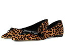 送料無料 コールハーン Cole Haan レディース 女性用 シューズ 靴 フラット Noella Bow Skimmer - Leopard Print Haircalf