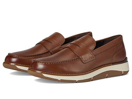 送料無料 ロックポート Rockport メンズ 男性用 シューズ 靴 ローファー Liam - Dark Natural Leather