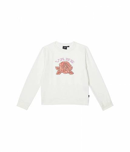 送料無料 バンズ Vans Kids 女の子用 ファッション 子供服 パーカー スウェット ジャケット Rose Camo Crew (Big Kids) - Marshmallow