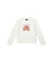 送料無料 バンズ Vans Kids 女の子用 ファッション 子供服 パーカー スウェット ジャケット Rose Camo Crew (Big Kids) - Marshmallow