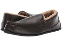 送料無料 デアスタッグズ Deer Stags メンズ 男性用 シューズ 靴 スリッパ Spun Slipper - Dark Brown Synthetic