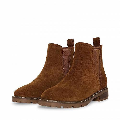 送料無料 スティーブマデン Steve Madden レディース 女性用 シューズ 靴 ブーツ アンクル ショートブーツ Juliann - Chestnut Suede