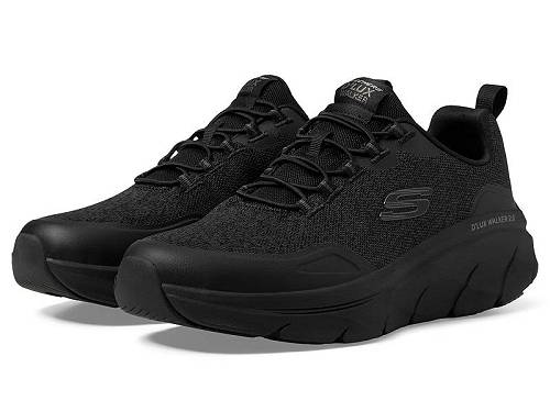 送料無料 スケッチャーズ SKECHERS メンズ 男性用 シューズ 靴 スニーカー 運動靴 D'Lux Walker 2.0 Steadyway - Black/Black