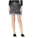  go Tribal fB[X p t@bV XJ[g Zip Front Skirt w/ Inner Shorts - Jet Black