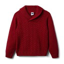 送料無料 Janie and Jack 男の子用 ファッション 子供服 セーター Cable Pullover Sweater (Toddler/Little Kids/Big Kids) - Red