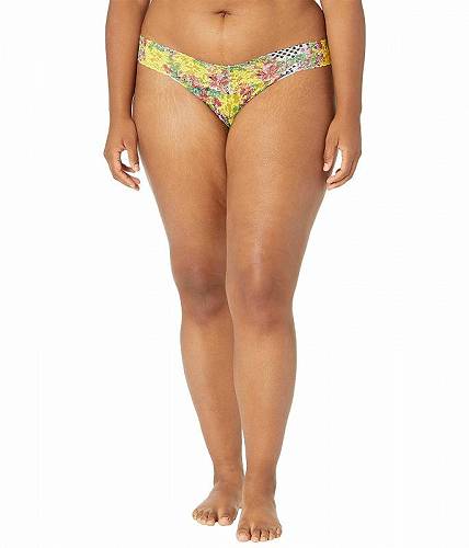 送料無料 ハンキーパンキー Hanky Panky レディース 女性用 ファッション 下着 ショーツ Plus Size Teens Floral Mashup Original Rise Thong - Multi