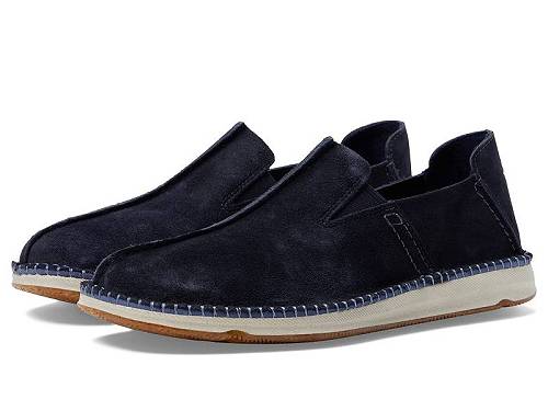 送料無料 クラークス Clarks メンズ 男性用 シューズ 靴 ローファー Gorsky Step - Navy Suede